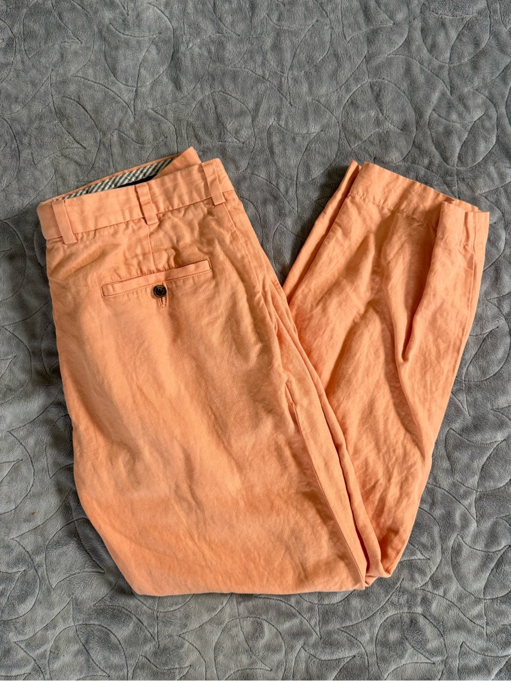 Brooks Brothers Peach Chinos - Slim Casual Trousers